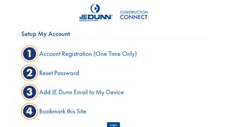 
                            8. Setup My Account - Login - Construction Connect