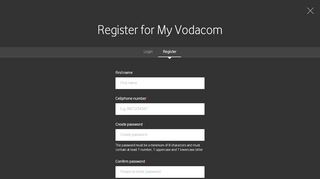
                            4. Setup your profile - My Vodacom - Login,Register,Upgrade ...