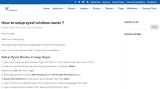 
                            8. setup zyxel wireless router with modem - …
