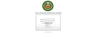 
                            3. Seven Generations Education Institute - Login Page