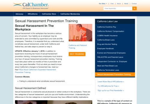
                            3. Sexual Harassment Prevention Training - …