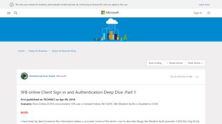 
                            8. SFB online Client Sign in and Authentication Deep …