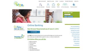 
                            3. SFCU - Personal Online Banking