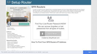 
                            4. SFR Router Guides - SetupRouter