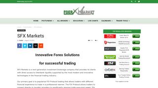 
                            6. SFX Markets | Forex Market Biz