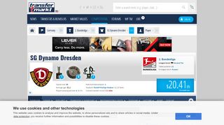 
                            4. SG Dynamo Dresden - Club Profile | Transfermarkt