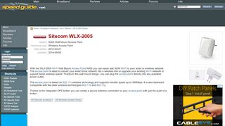 
                            7. SG :: Sitecom WLX-2005 Wireless Access Point