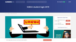 
                            5. SGBAU Student Login 2019 - …