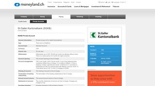 
                            8. SGKB Private Account - moneyland.ch