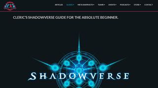 
                            9. Shadowverse Beginners Guide - - Team Rankstar