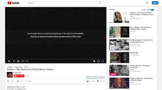 
                            10. Shakira - Me Enamoré (Official Music Video) - YouTube