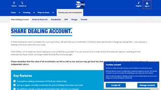 
                            6. Share Dealing Account | Investing | Halifax