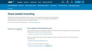 
                            9. Share market investing | ANZ