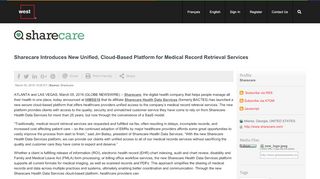 
                            7. Sharecare Introduces New Unified, Cloud-Based Platform for Medical ...