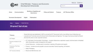 
                            1. Shared Services - Chief Minister, Treasury and Economic ...