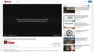 
                            4. Sharekhan tutoirials- Download trade tiger and login - YouTube