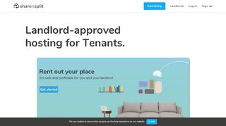 
                            5. SharenSplit - Short-term rental hosting for Tenants