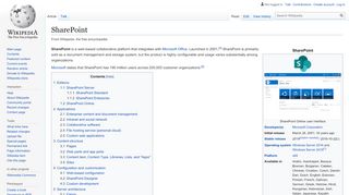 
                            10. SharePoint - Wikipedia