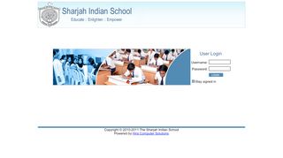 
                            9. Sharjah Indian School :: Login