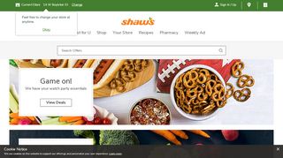 
                            2. Shaw's: Home - Online Grocery Delivery