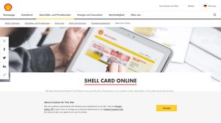 
                            7. Shell Card Online | Shell Germany