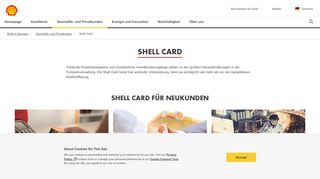 
                            3. Shell Card | Shell Germany