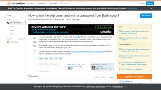 
                            9. shell - How to run the sftp command with a password from ...