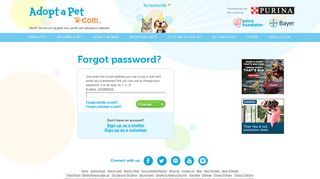 
                            1. Shelter and Rescue Log In - Adopt-a-Pet.com