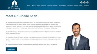 
                            8. Shenil Shah - Austin Pulmonary Consultants