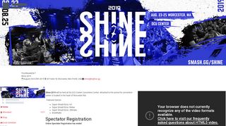 
                            7. Shine 2019 | Details - Smash.gg