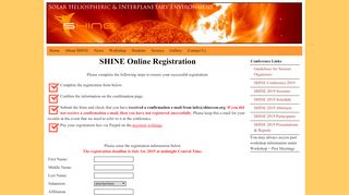 
                            6. SHINE Online Registration