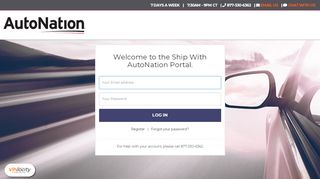 
                            8. Ship With AutoNation - Login