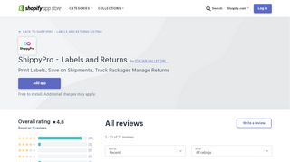 
                            7. ShippyPro ‑ Labels & Tracking App Reviews - ShippyPro ...