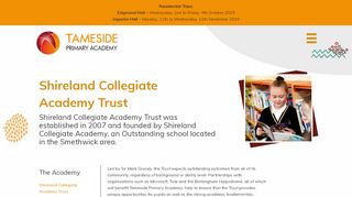 
                            3. Shireland Collegiate Academy Trust - Tameside Primary Academy