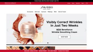 
                            3. SHISEIDO | Skincare, Makeup & Suncare