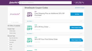 
                            7. ShoeDazzle Promo Codes: 25% Off Coupon 2019