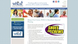 
                            8. Shoes For Crews WHCA Members Special Pricing - Washington ...