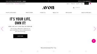 
                            4. Shop Cosmetics, Fashion & Accessories - AVON