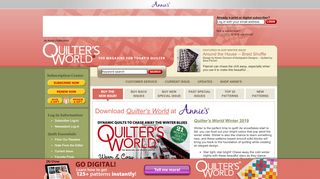 
                            6. Shop for Quilter's World Magazine