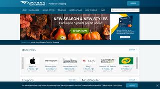 
                            5. Shop online and earn Points with Amtrak Guest …