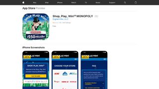 
                            4. Shop, Play, Win!® MONOPOLY on the App Store