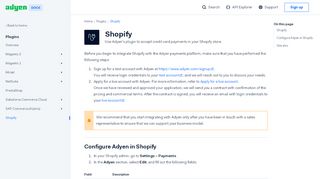 
                            8. Shopify | Adyen Docs