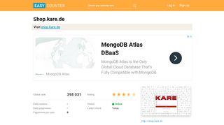 
                            5. Shop.kare.de: Login · B2B sales · KARE Design GmbH