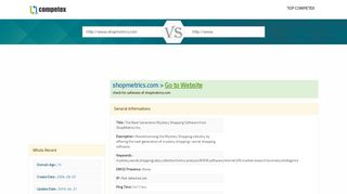 
                            8. Shopmetrics.com | Shopmetrics - The Next Generation ...