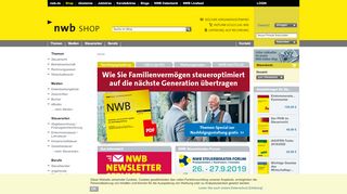 
                            9. shop.nwb.de - Bücher, Zeitschriften, Datenbanken …