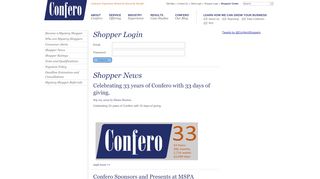 
                            7. Shopper Login - Confero Inc.