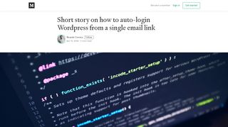 
                            7. Short story on how to auto-login Wordpress from a single ...