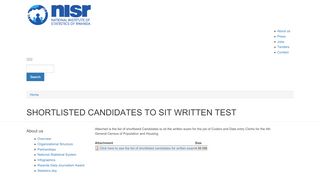 
                            9. SHORTLISTED CANDIDATES TO SIT WRITTEN TEST | National ...