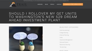 
                            5. Should I rollover my GET units to Washington's new 529 Dream Ahead ...