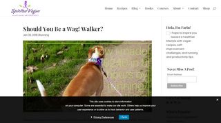 
                            5. Should You Be a Wag! Walker? - Spirited Vegan